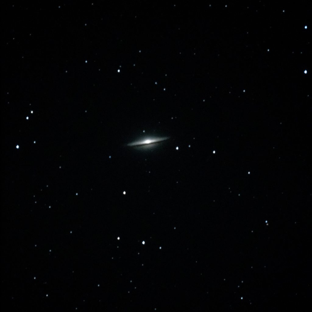 The Sombrero Galaxy, a distant galaxy from our Milky Way, is perhaps the neatest galaxy visible in the summer sky. It does, in fact, look like a sombrero.